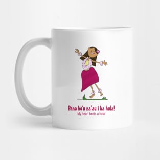 My heart beats a hula beat Mug